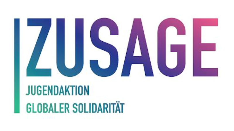 Jugendaktion globaler Solidarität - Zusage
